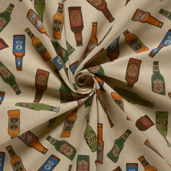 Gardintyg En öl tack! beige/grön fg 25