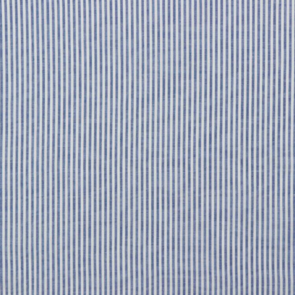 BOMULLSTYG SKJORTKLASSIKER SEGLARBLÅ RANDIG FG 10023