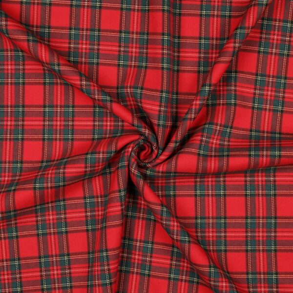 KLASSISK SKOTSKRUTA LITEN RÖD/GRÖN FG 2