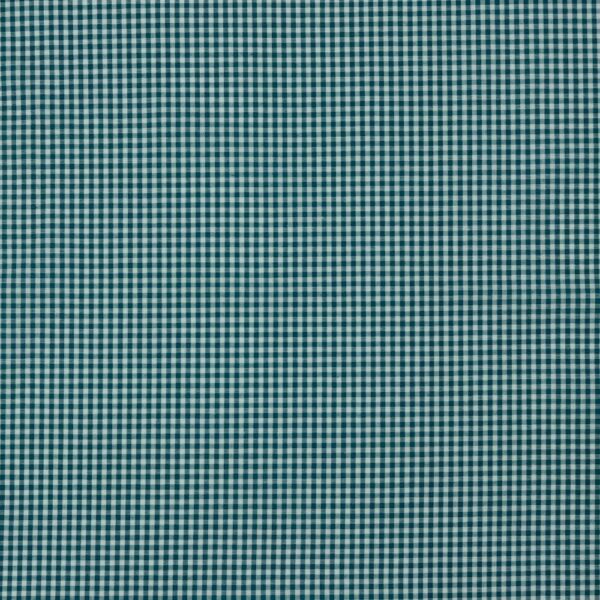 BOMULLSTYG SKJORTKLASSIKER PETROLGRÖN/VIT RUTIG FG 85049