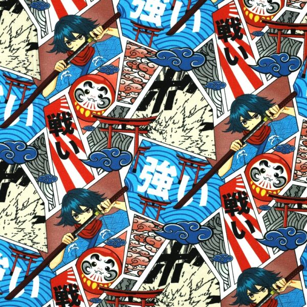 TRIKÅ MANGA BLÅ/BRUN FG 1