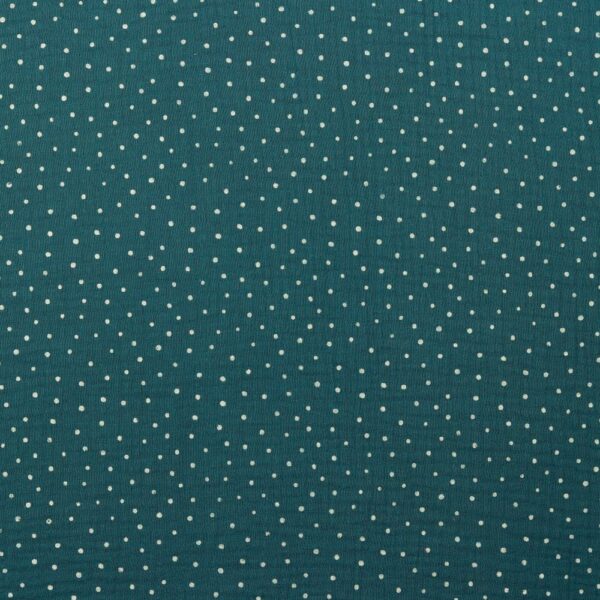 MUSLIN LILLA PRICKEN PETROL FG 30