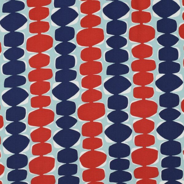 EcoVero-viskos Pärltråd blå/turkos/röd fg 6