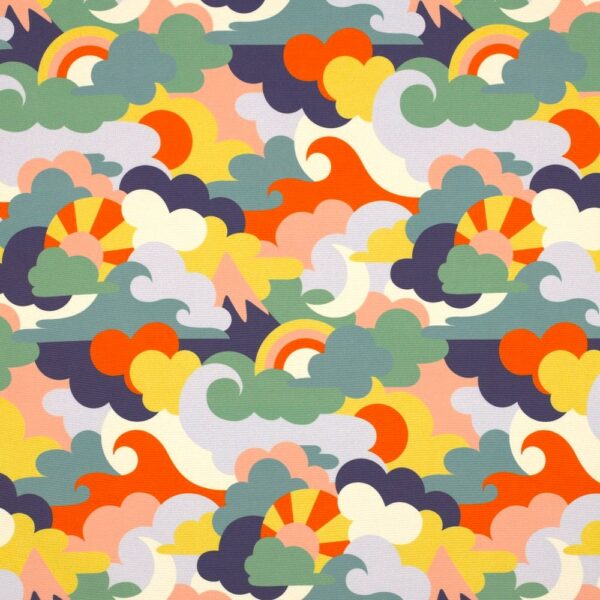 SOFTSHELL SOL, VIND & VATTEN GRÖN/GUL/BLÅ FG 1