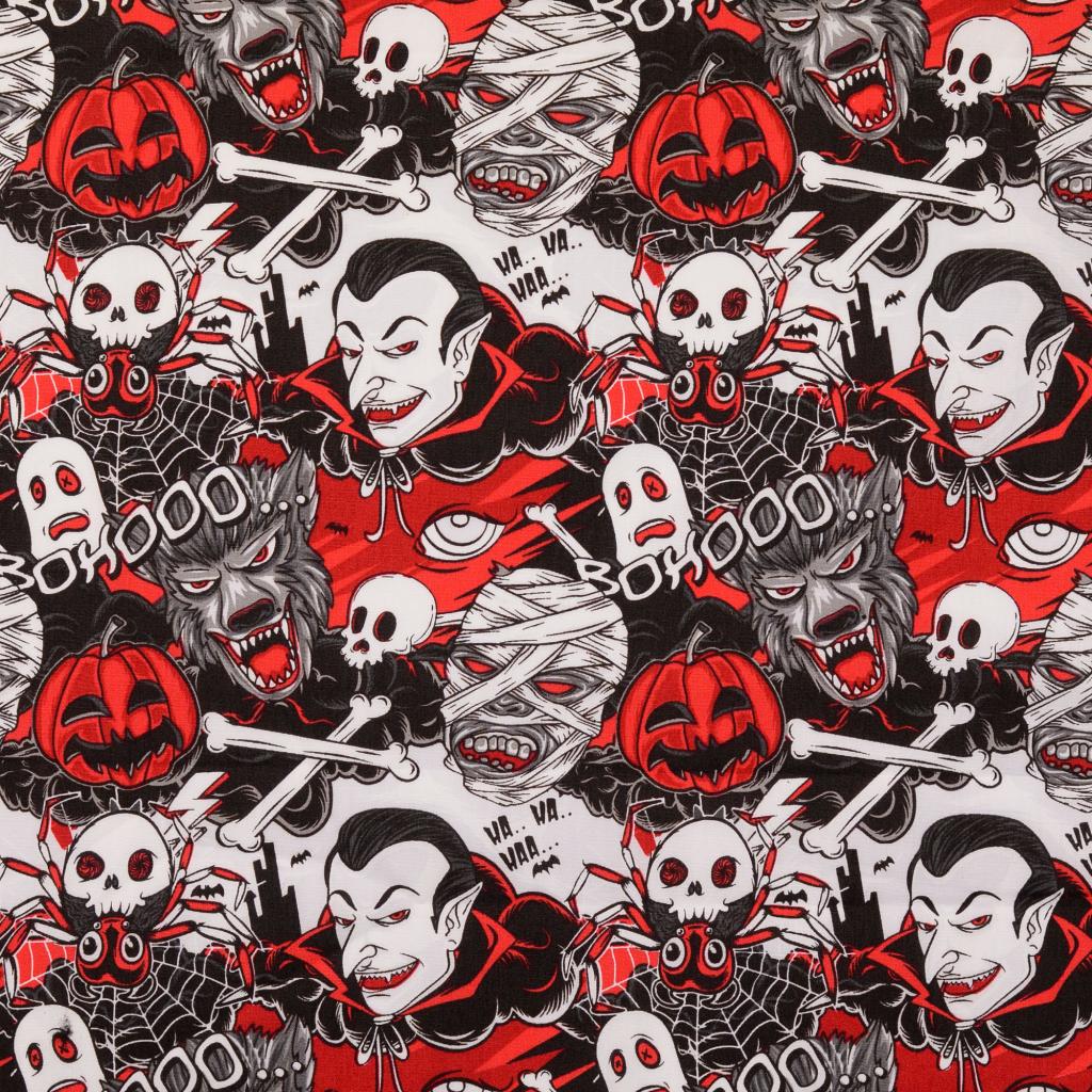 HALLOWEEN BOHOO SVART/RÖD FG 1 - Bild 2