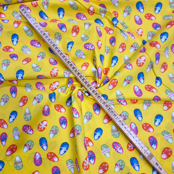 Bomullskretong Påskägg gul fg 9