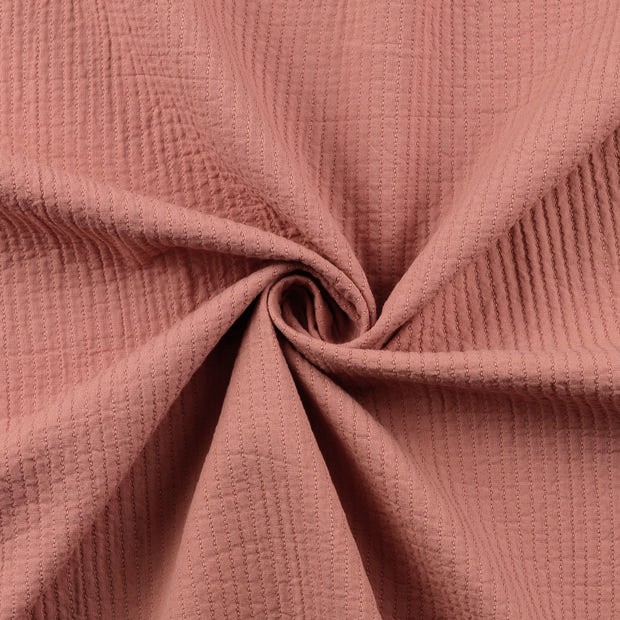 Quiltad muslin Söm gammalrosa fg 5016