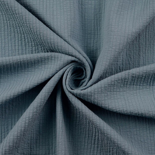 Quiltad muslin Söm dimblå fg 5028