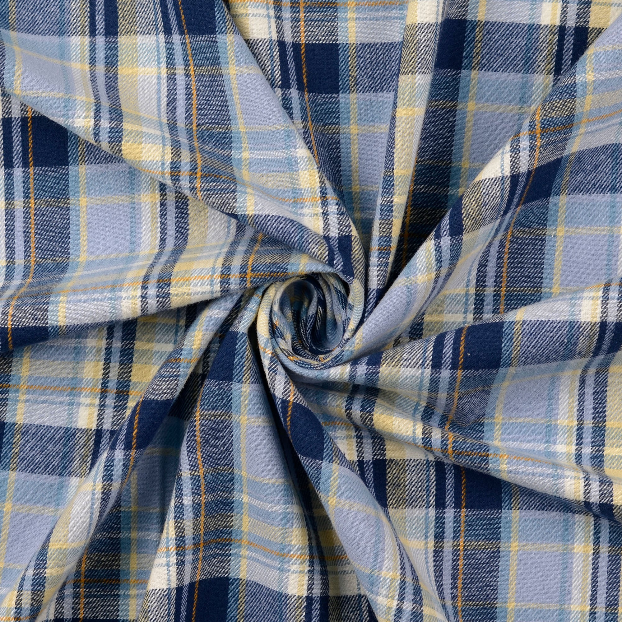 Flanell Älskade rutan lj.blå/m.blå fg 0803 - Bild 3