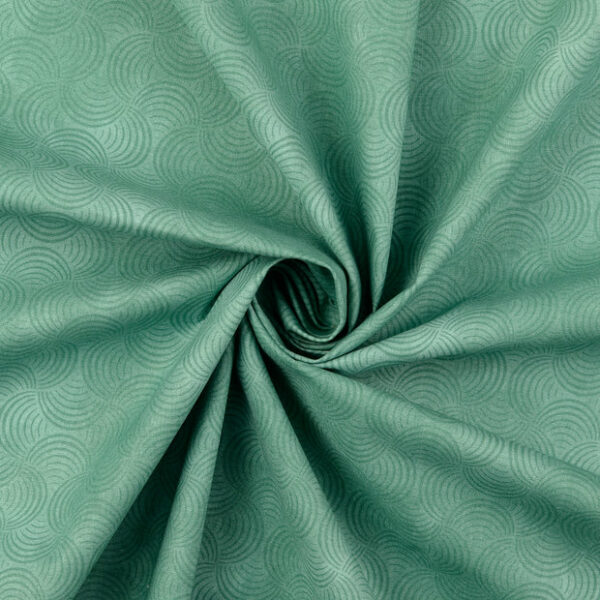 Bomullstyg Quilt-geometri dimgrön fg 7036