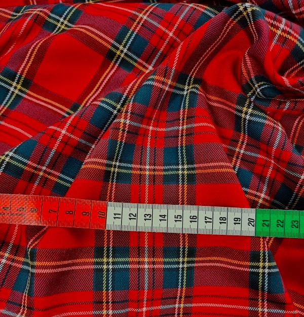 KLASSISK SKOTSKRUTA RÖD/GRÖN FG 2 - Bild 2