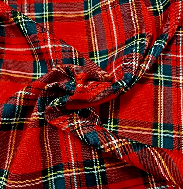 KLASSISK SKOTSKRUTA RÖD/GRÖN FG 2