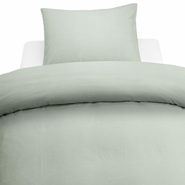 Påslakan Vintage cotton eukalyptusgrön fg 110