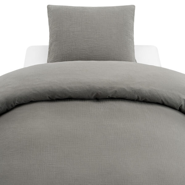 Påslakan Rolling Muslin mullvadsgrå fg 123