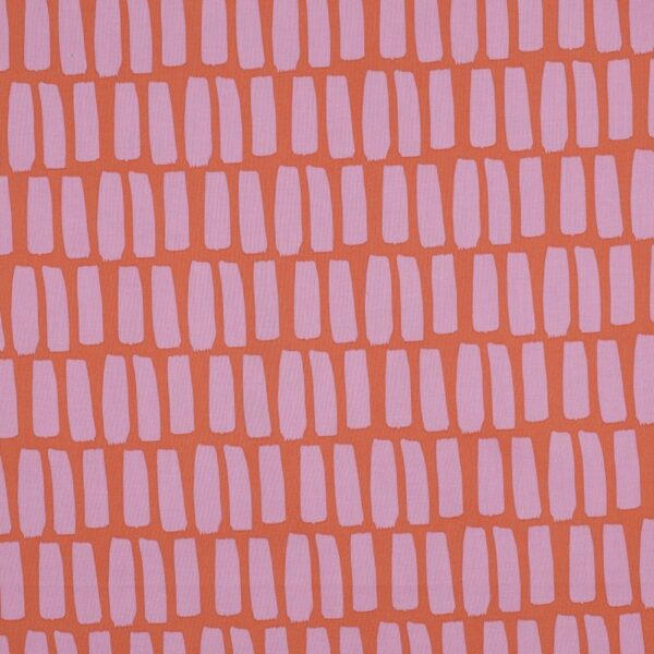 BELAGD VÄV STRECK ROSA/ORANGE FG 16