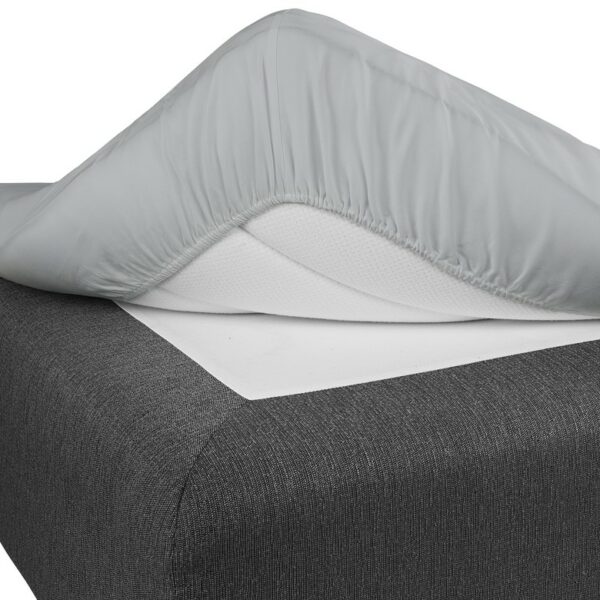 DRA PÅ LAKAN LJUSGRÅ 180X200 CM