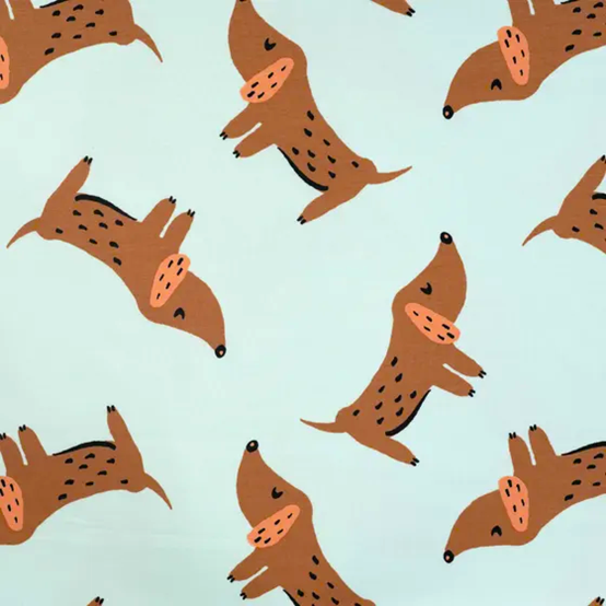 Jogging Korvhunden mintljusblå fg 910