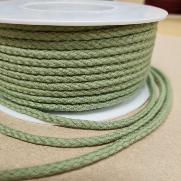 TILLBEHÖR BOMULLSSNODD 4MM DIMGRÖN FG 781