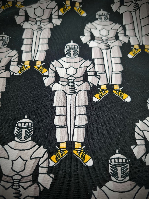 OUTLET-JOGGING RANDIGA STRUMPRIDDAREN SVART/GUL - Bild 2