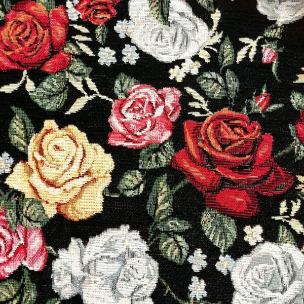 GOBELÄNG ROSALIA SVART