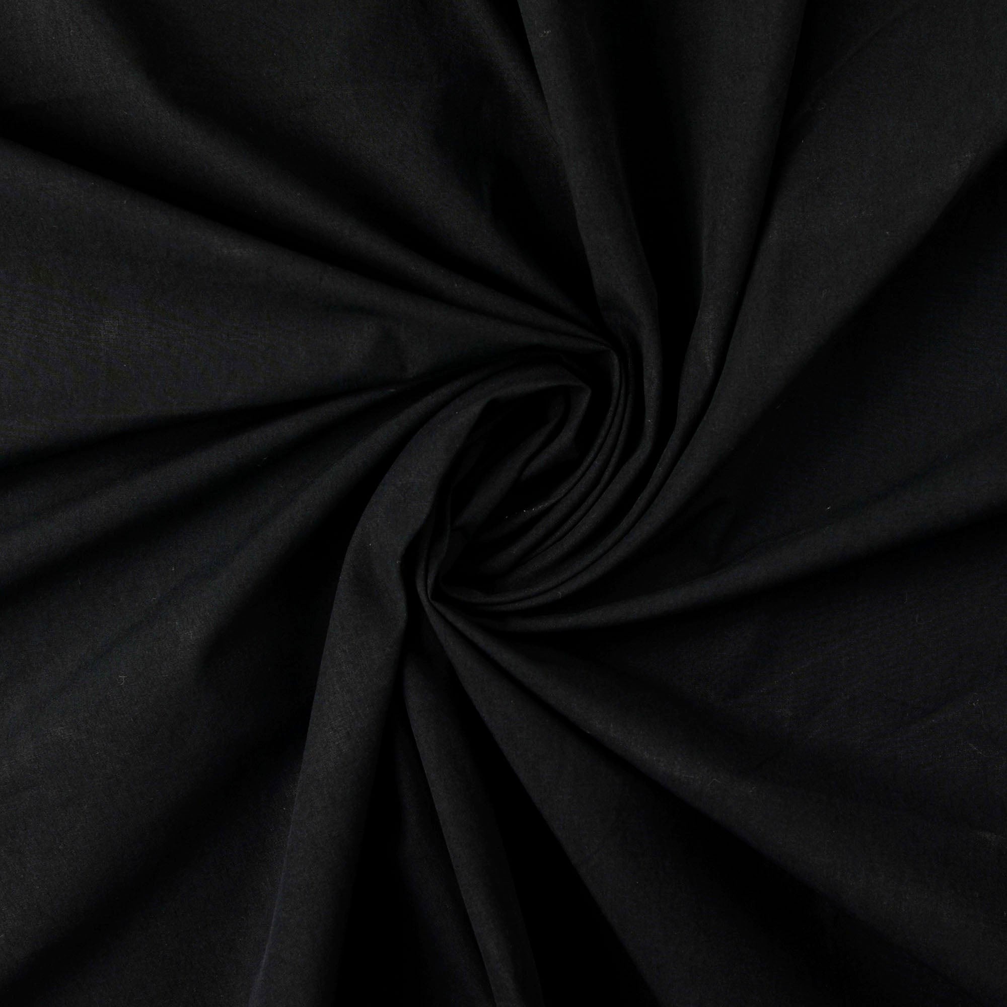 Bomullspoplin Stonewashed svart fg 7001