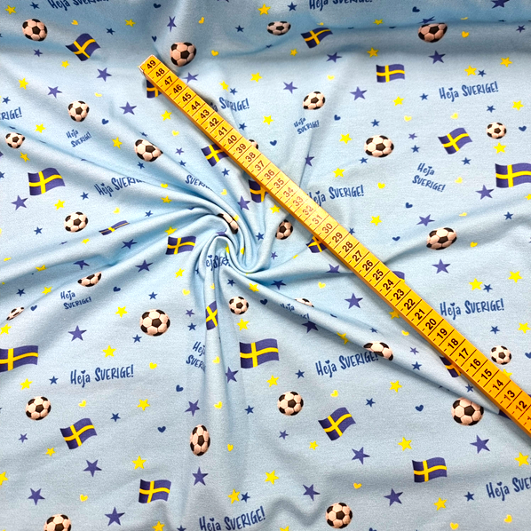 Trikå eko VM-Heja! blå/gul