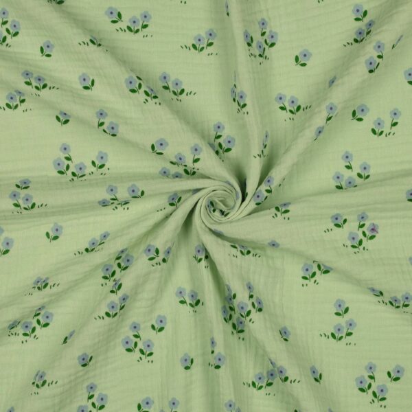 Muslin Posy grön/lila fg 16