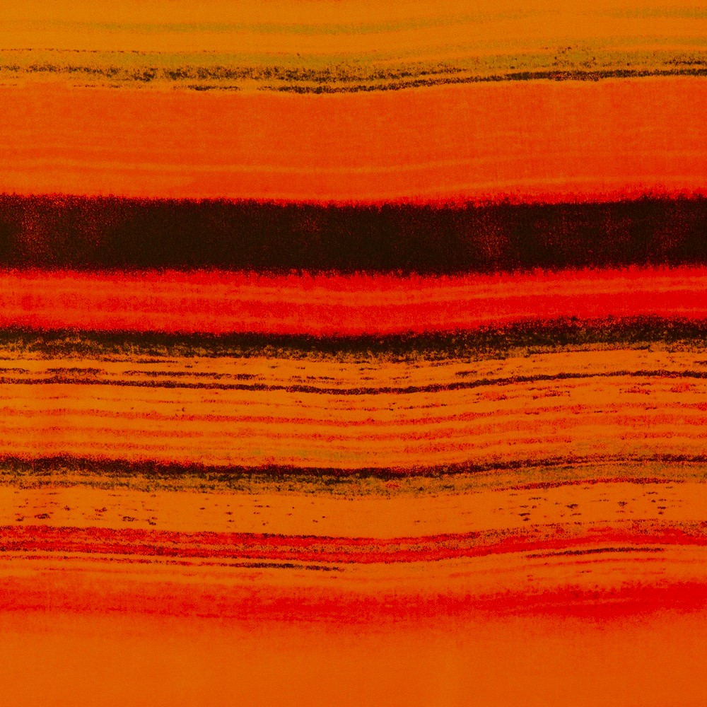 Viskossatin Randvärme orange/brun fg 36 - Bild 2