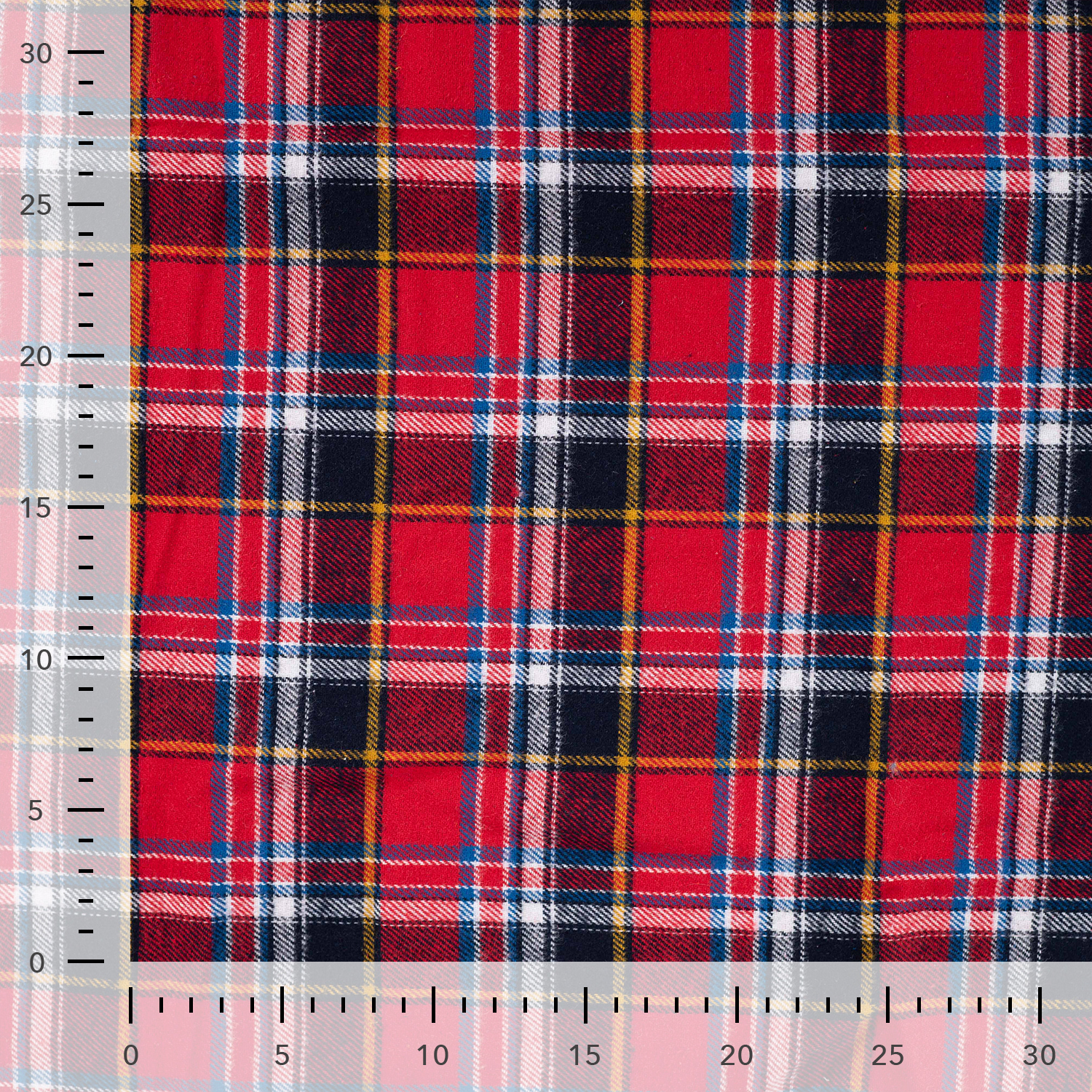Flanell Skogshuggaren röd/blå fg 150 - Bild 3