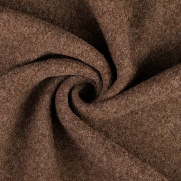 Ullfleece melerad potatisbrun fg 83