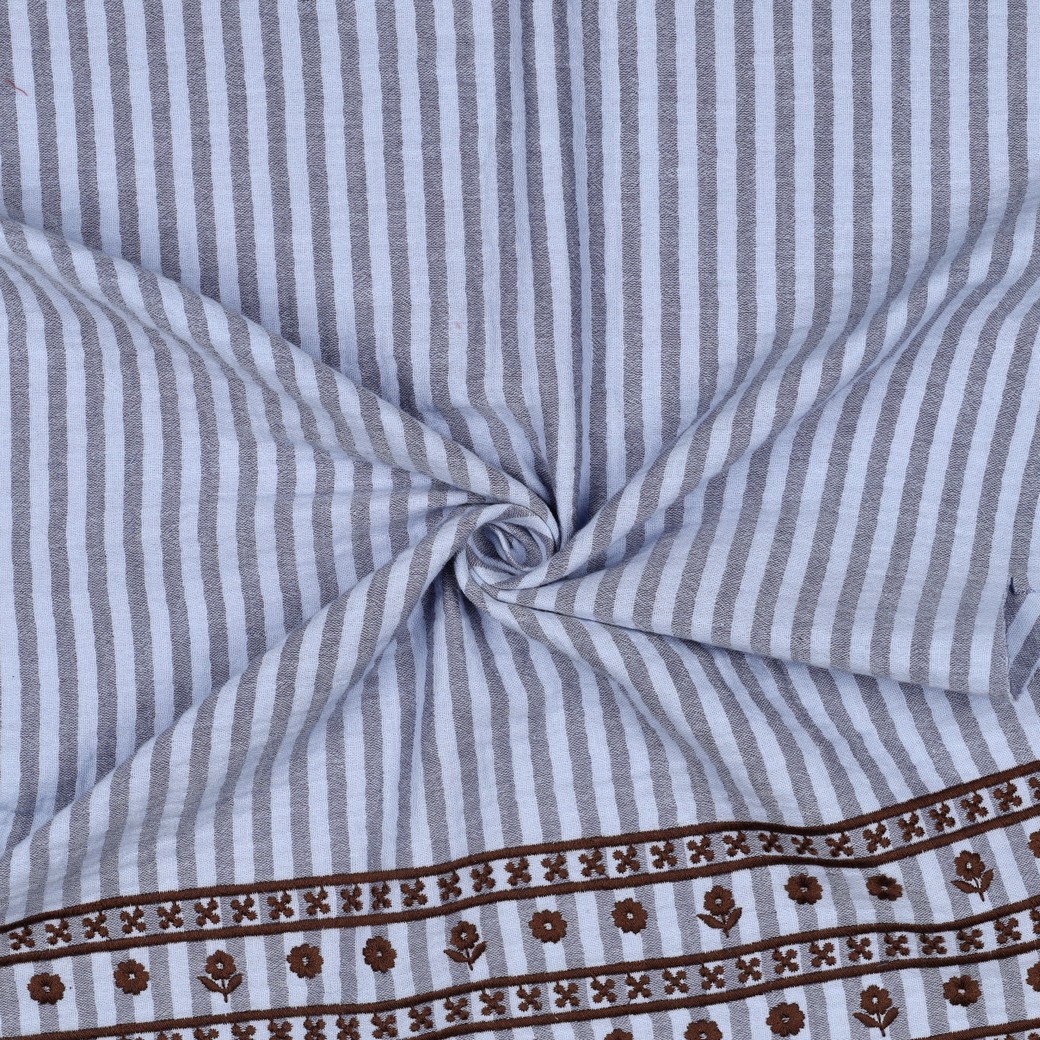 Muslin Bohobård blå/brun fg 1 - Bild 2