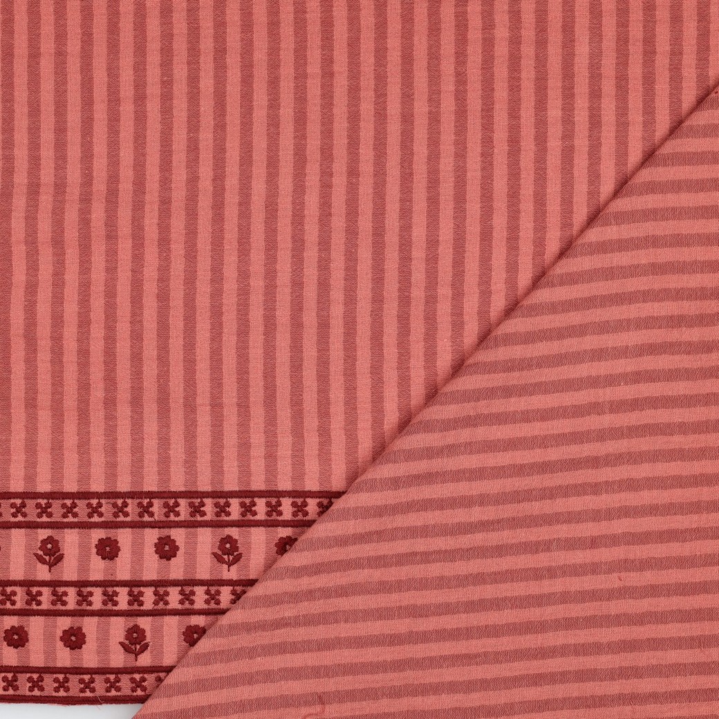 Muslin Bohobård persikorosa/vin fg 2 - Bild 3