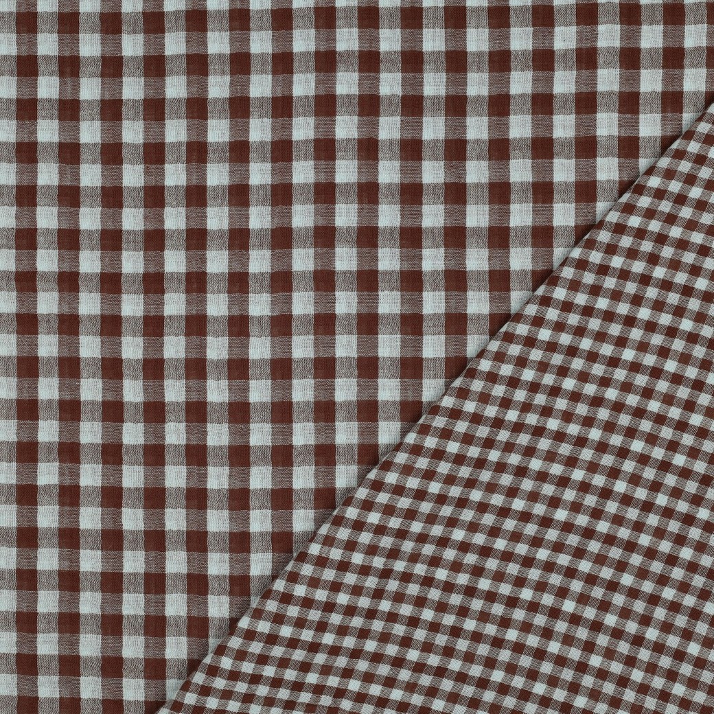 Muslin Lill- & Storrutan duckegg/brun fg 11