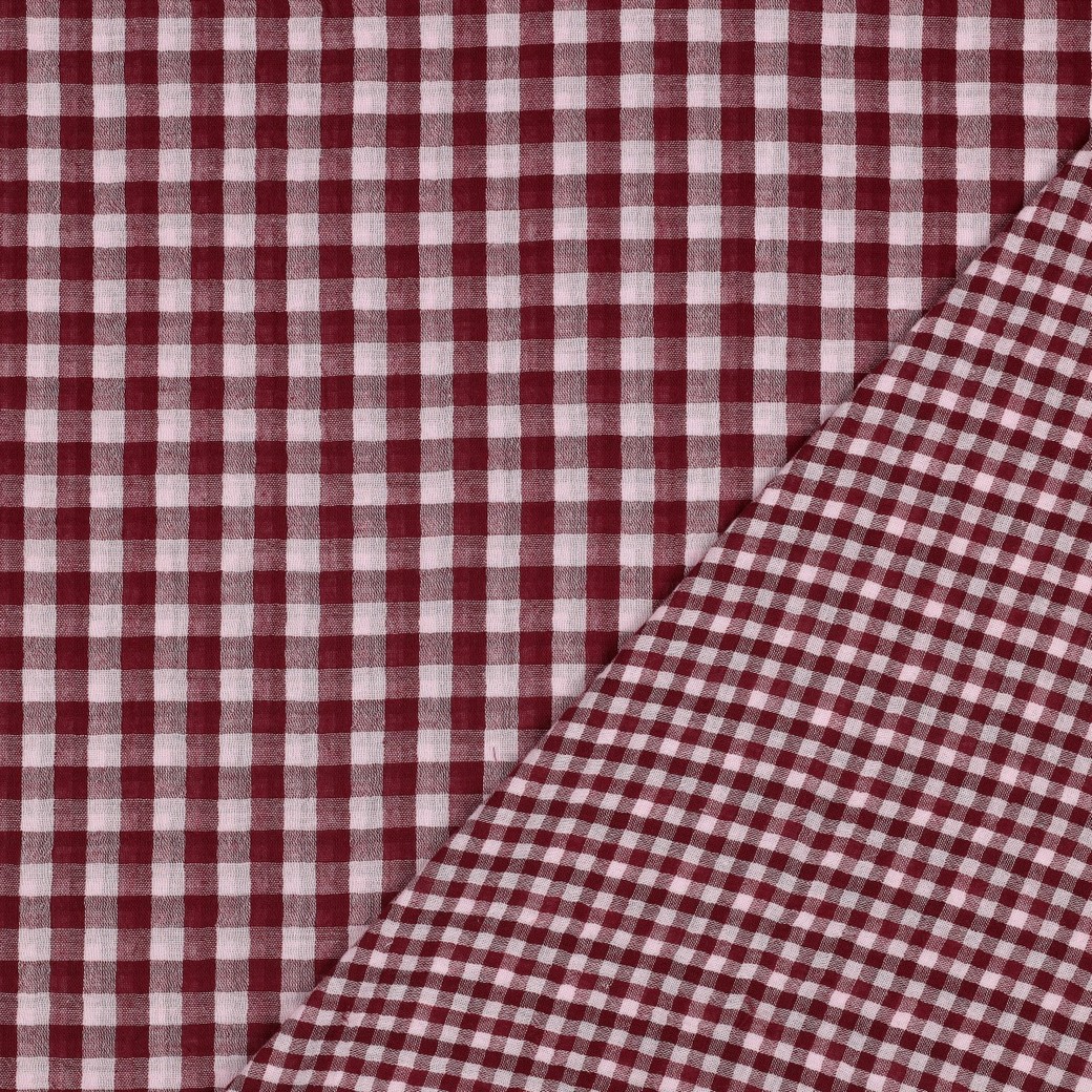 Muslin Lill- & Storranden vinröd/rosa fg 12 - Bild 3
